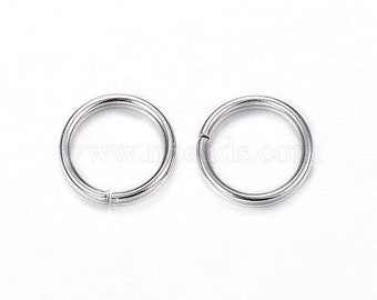 8mm/10mm Stainless Steel jump rings - DIY jewellery making