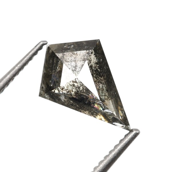 0.64 CT, 7.9 X 5.4 MM | Natural Loose Diamond | Salt And Pepper Diamond | Kite Cut Diamond | Fancy Diamond For Engagement Ring | OM789511