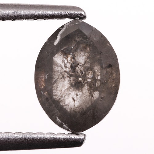 0.91 CT, 7.1 X 5.2 MM, Salt and Pepper Diamond, Marquise Shape Minimal Diamond, Engagement Ring shops Jewelry Diamond, Best Price Diamond | OM2833