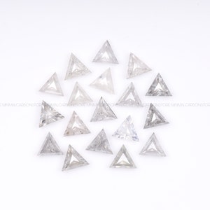 1.29 CT, 3.0 MM | Natural Loose Conflict Free Diamond | Salt And Pepper Diamond | Triangle Cut Diamond | Diamond For Wedding Ring | OM7399
