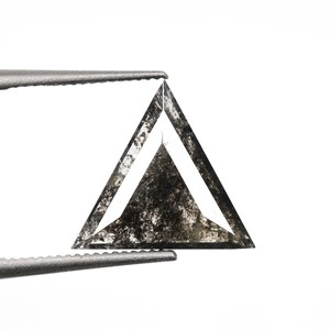 1.27 CT, 10.3 X 9.9 MM | Natural Loose Diamond | Salt And Pepper Diamond | Triangle Cut Diamond | Fancy Diamond For Wedding Ring | OM78962