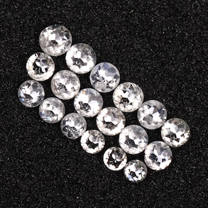 1.7 To 1.9 MM | Natural Loose Diamond | Milky White Diamond | Round Rose Cut Diamond | Fancy Diamond For Engagement Ring, Earring & Pendant