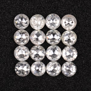 2.8 To 2.9 MM | Natural Loose Diamond | Milky White Diamond | Round Rose Cut Diamond | Fancy Diamond For Engagement Ring, Earring & Pendant
