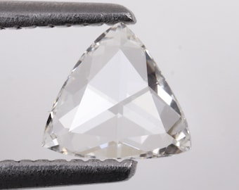 0.47 CT, 5.5 X 5.3 MM, Trillion Cut Diamond, White Diamond, Clear Diamond, Natural Loose Diamond For Engagement Ring & Wedding Ring | OM4024