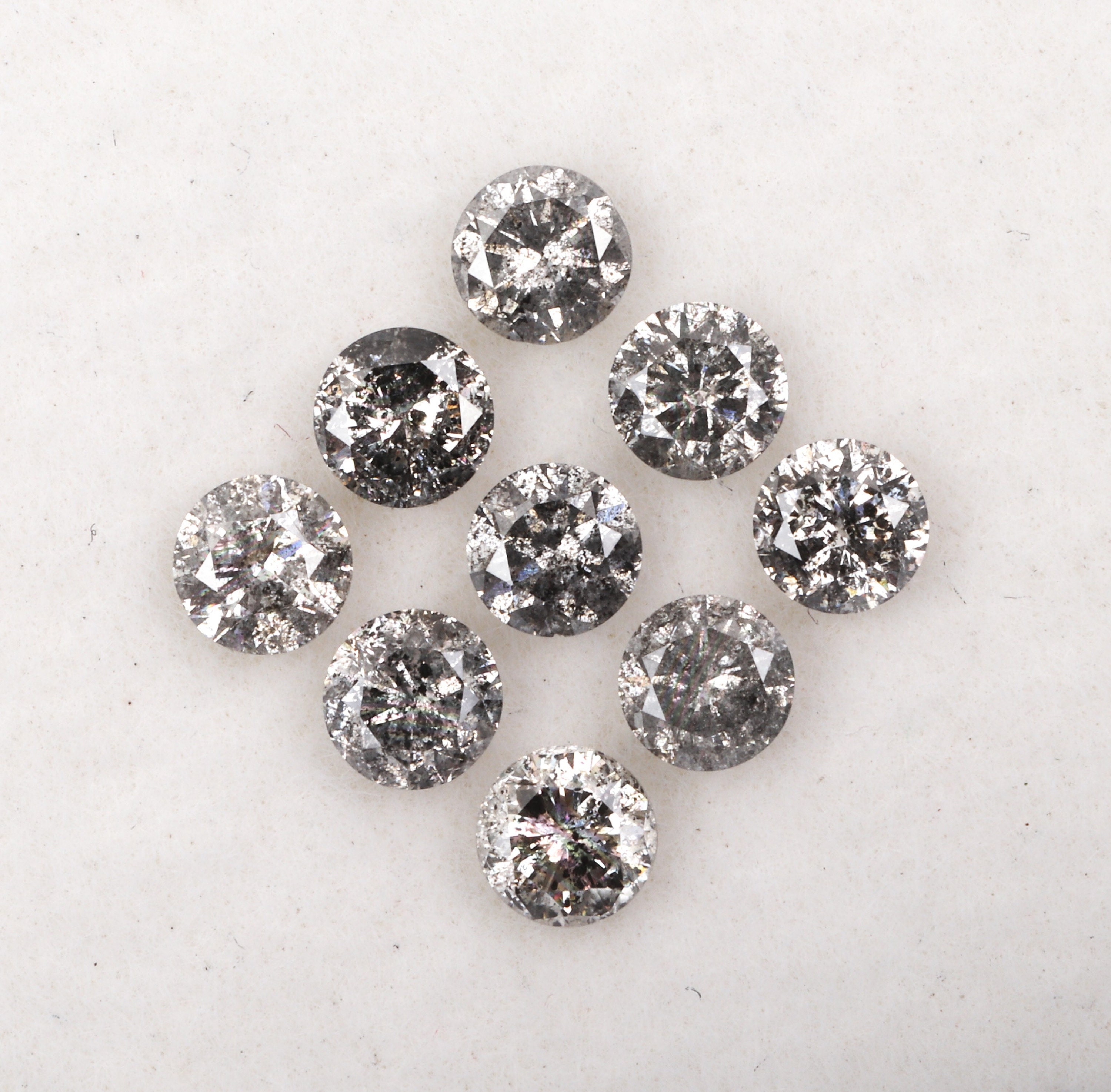3.1 MM | Natural Diamond, Loose Diamond, Salt and Pepper Diamond 