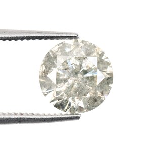 1.02 CT, 6.3 MM | Natural Loose Diamond | Salt And Pepper Diamond | Round Brilliant Cut Diamond | Fancy Diamond For Engagement Ring | OM2886