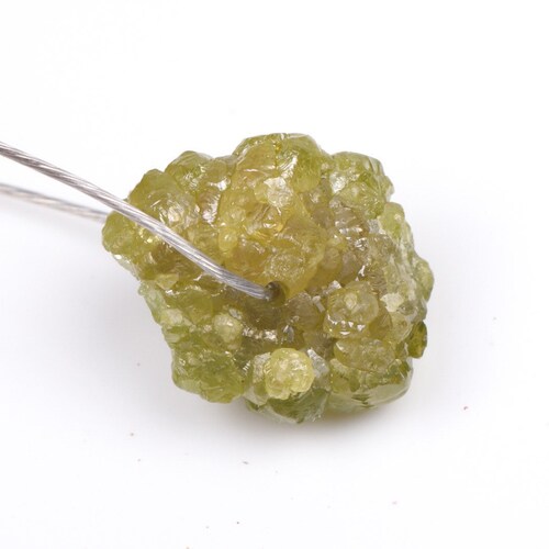 2.48 CT, 9.6 X 7.8 MM, Parrot shops Color Rough Diamond, Rough Raw Minimal Diamond, Pendent Making Jewelry Diamond, Best Price Diamond | OM0633