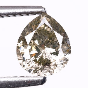 0.66 CT, 5.9 X 5.1 MM Natural Diamond, Loose Diamond, Fancy Color Diamond, Pear Cut Diamond, Diamond For Wedding Ring & Engagement Ring