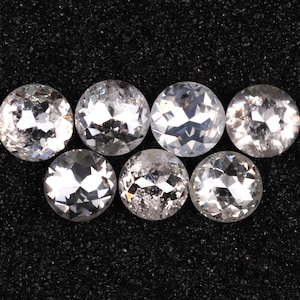 2.0 To 2.3 MM Natural Diamond, Loose Diamond, Milky White Diamond, Round Rose Cut Diamond, Fancy Diamond For Engagement Ring, Earring