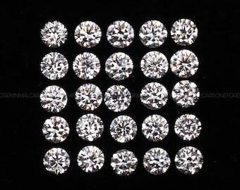 1.00 CTW, 2.60 To 3.00 MM Loose Diamond Round Diamond Round Brilliant Cut Diamond Lab Diamond Lab Grown Diamond Accent Diamond For Jewelry