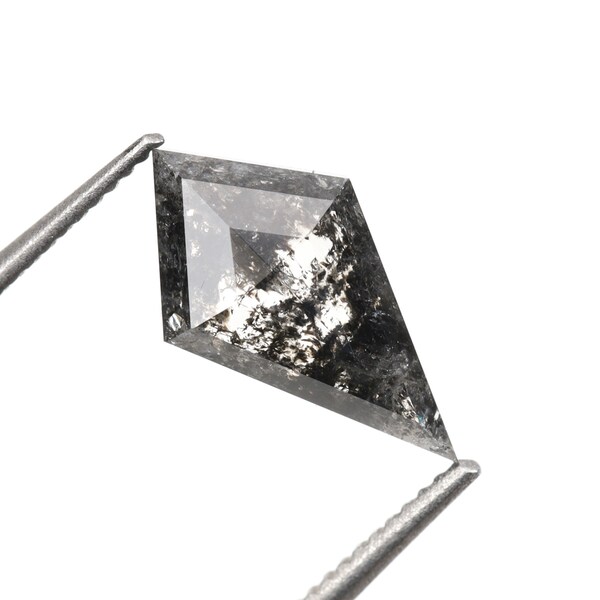 0.77 CT, 9.6 X 5.5 MM | Natural Loose Diamond | Salt And Pepper Diamond | Kite Cut Diamond | Fancy Diamond For Engagement Ring | OM789510