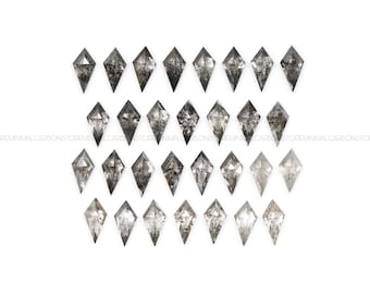 4.0 X 2.0 MM Natural Diamond, Loose Diamond, Salt And Pepper Diamond, Kite Cut Diamond, Fancy Diamond For Wedding Ring, Earring & Pendant