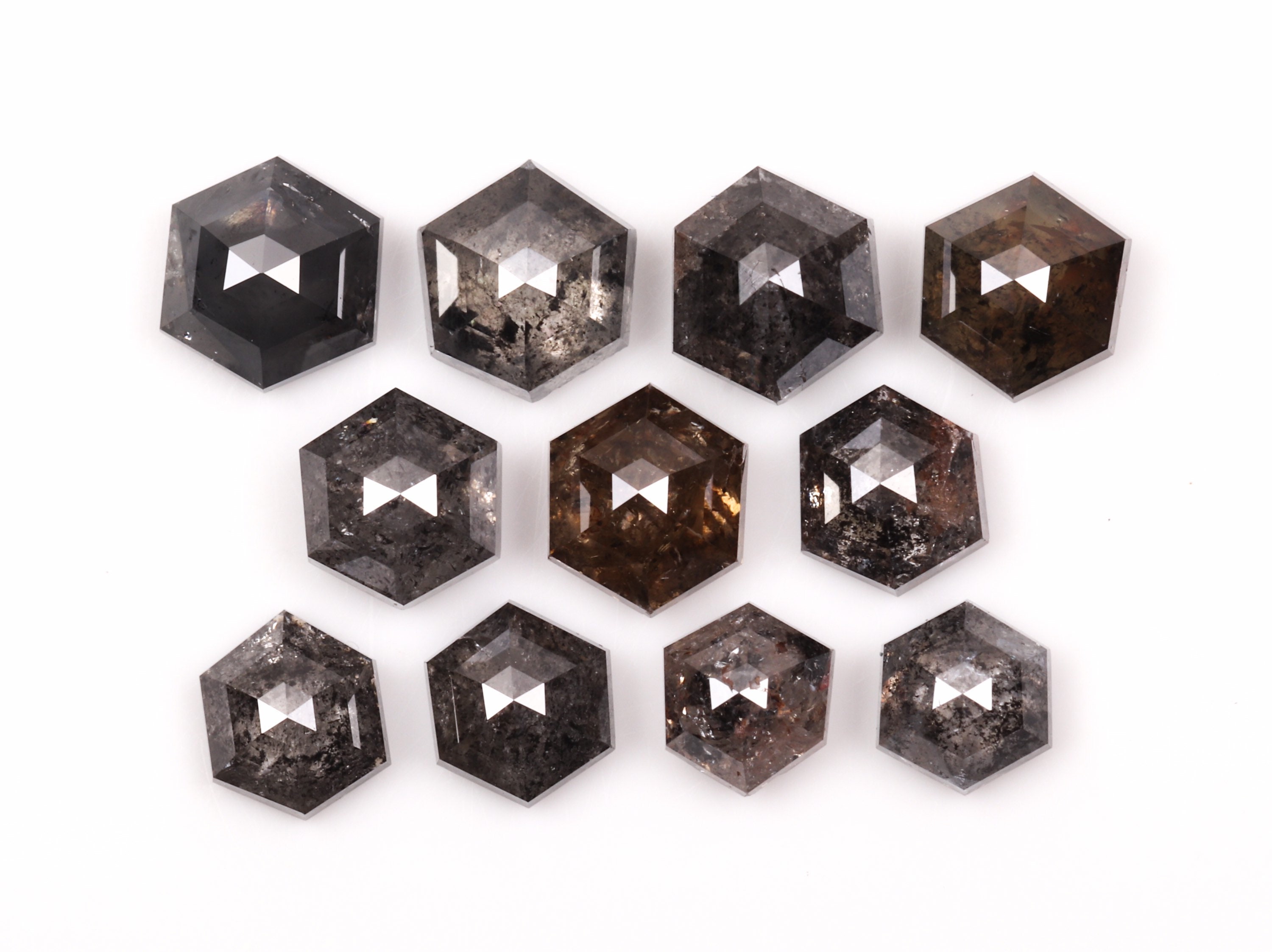 2.15 CT, 3.4 to 4.0 MM Natural Diamond, Loose Diamond, Salt and