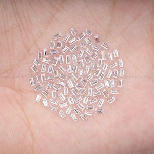 2.0 X 1.0 MM | Lab Grown Diamond | Baguette Cut Diamond | Loose Diamond | Lab Diamond | Lab Created Diamond | HPHT Diamond For Wedding Ring