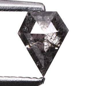 0.48 CT, 5.7 X 4.5 MM | Natural Loose Diamond | Salt And Pepper Diamond | Pentagon Cut Diamond | Fancy Diamond For Engagement Ring | OM5973