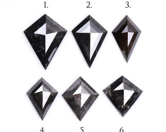 Natural Loose Diamond | Salt And Pepper Diamond | Kite Cut Diamond | Conflict Free Diamond For Wedding Ring | Piece Optional | L0927305