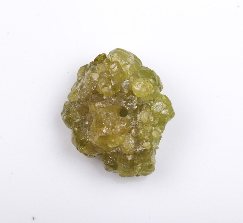 2.48 CT, 9.6 X 7.8 MM, Parrot shops Color Rough Diamond, Rough Raw Minimal Diamond, Pendent Making Jewelry Diamond, Best Price Diamond | OM0633