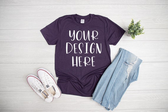 gildan blackberry t shirt