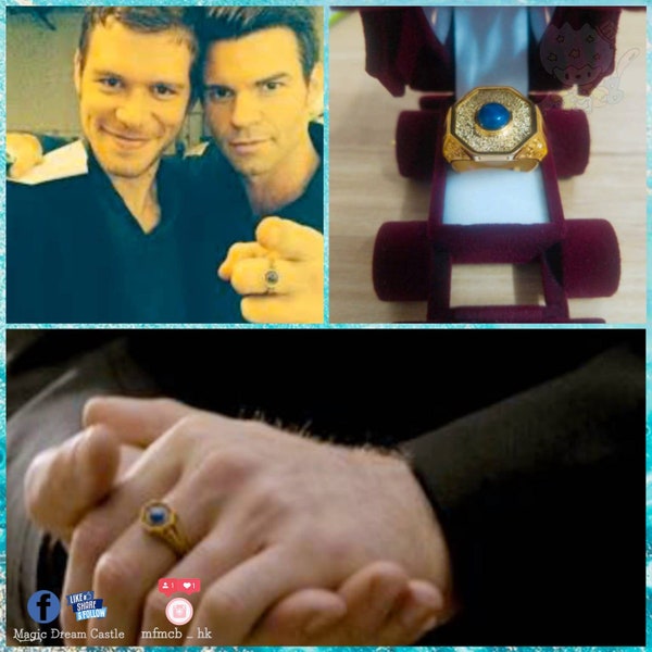 The Vampire Diaries Legacies The Original klaus mikaelson daysnight protection S925 Silver ring