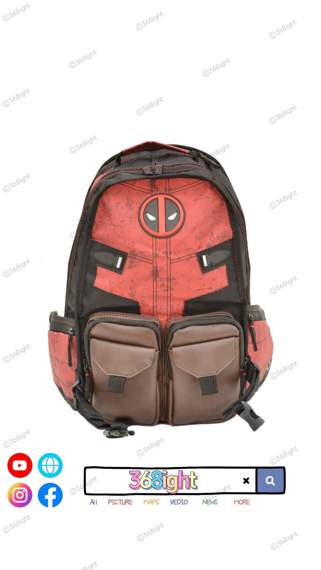 Buy Super Hero Deadpool Backpack Bag Laptop Online in India Etsy