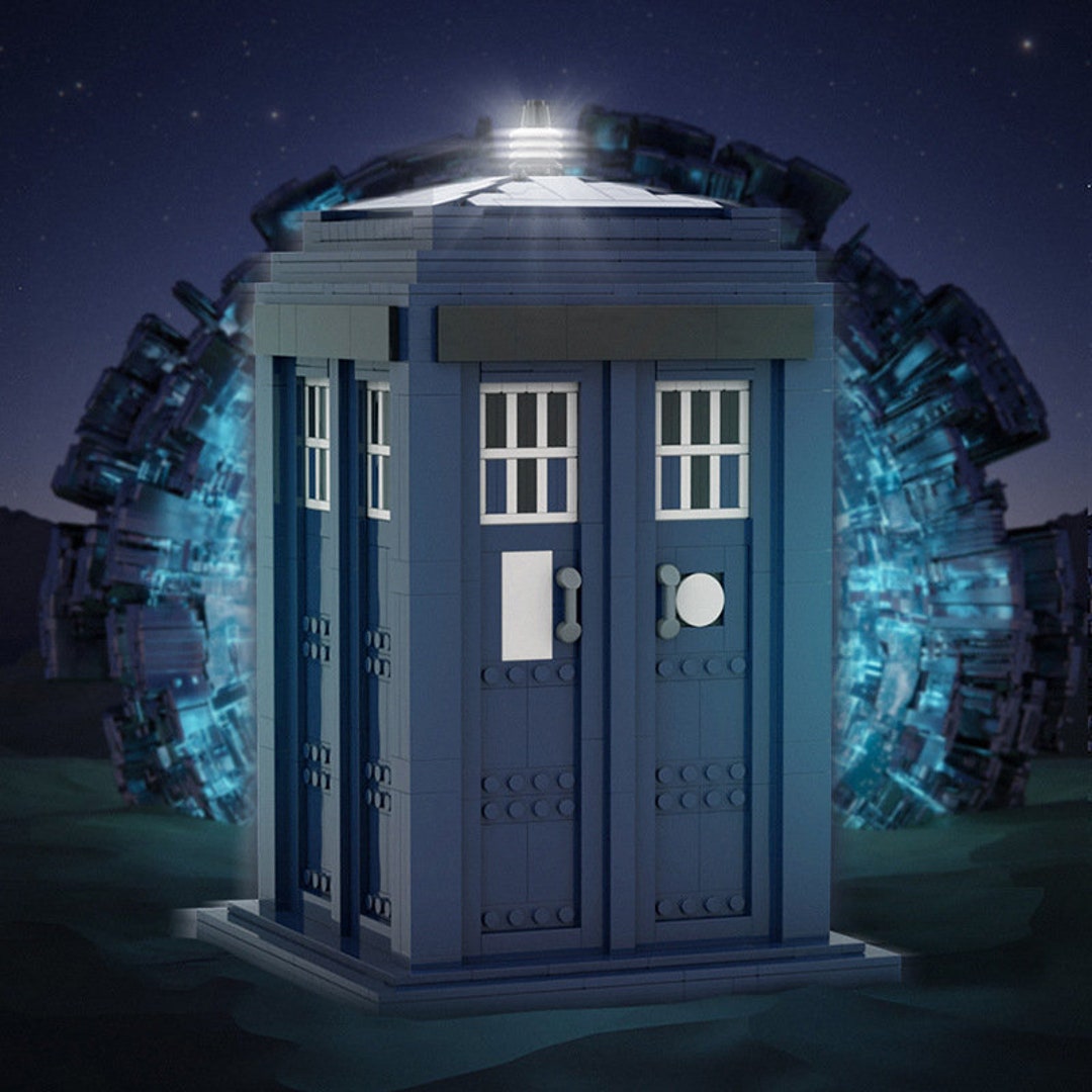 Doctor Who Figure Lego Tardis Time Machine - Etsy, image size:1080x1080