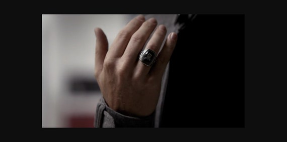 Vampire Diaries Legacies s925 Alaric Gilbert Silver ring Etsy Polska