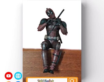 Super Hero deadpool Movable figure