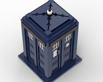 Doctor Who figure Lego Tardis time machine