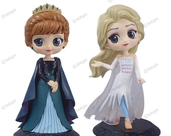 Accessori per torte con minifigure di Elsa e Anna di Frozen