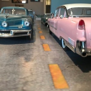 1:43 scale diorama miniature Road Panel. Cars not included. DIGITAL DOWNLOAD