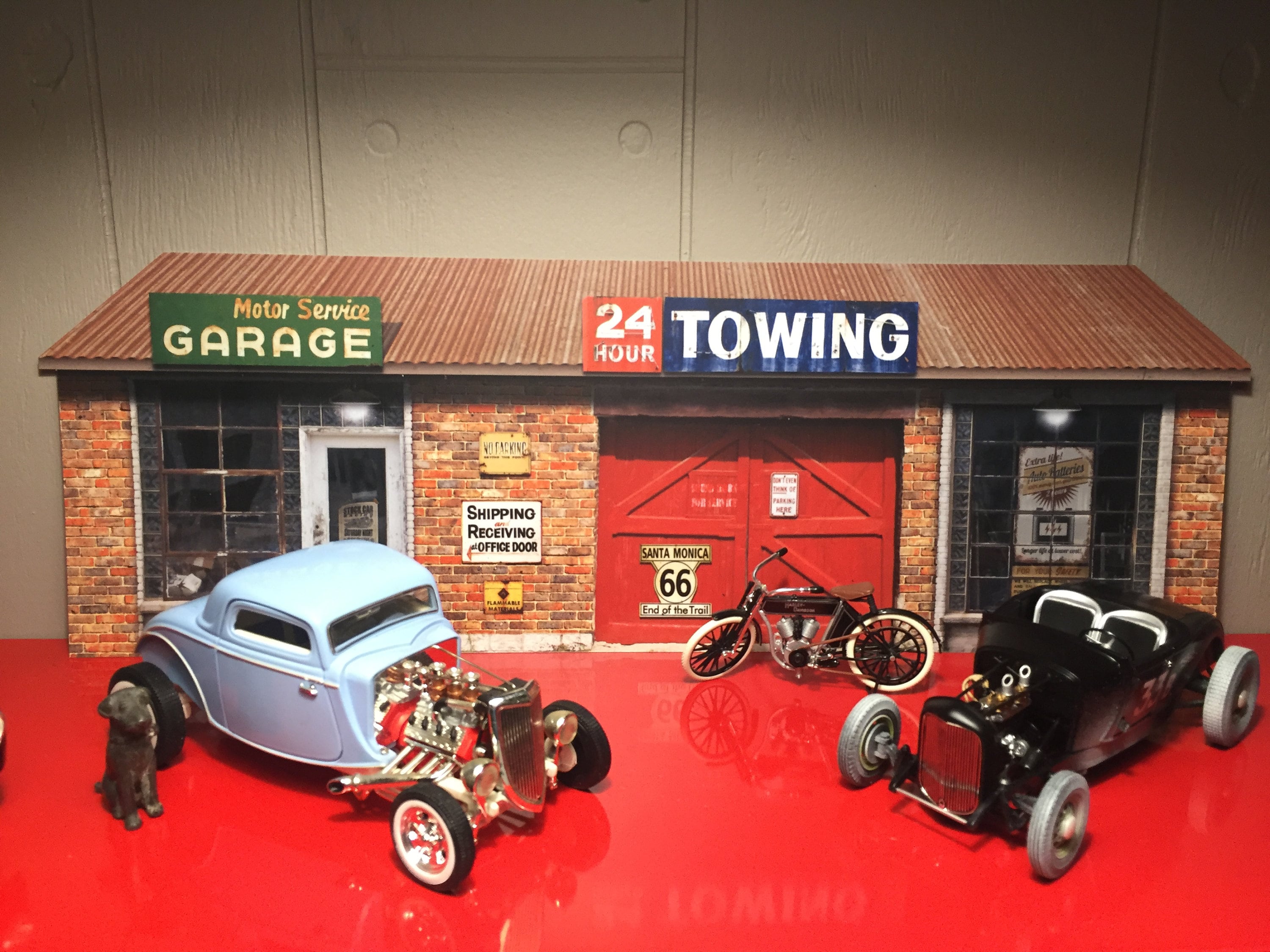STL file 1/64 Hot Wheels Garage Diorama Set 🥵・Design to download
