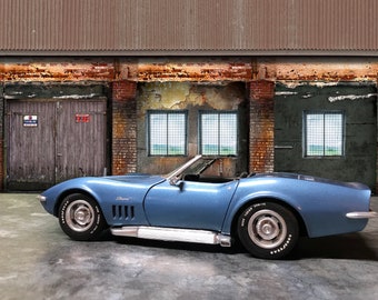 1:64 Scale Diorama Miniature Garage Shop Diecast Model Car Background Display PRINTABLE DIGITAL DOWNLOAD