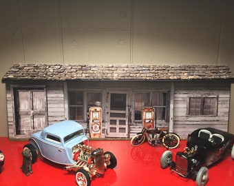 サービスガレージジオラマキット 1:64スケール – モデルカー