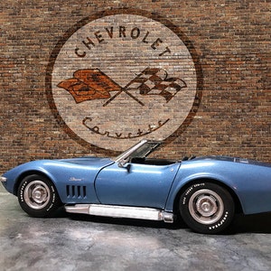 1:64 scale diorama miniature background wall — cars NOT included.  DIGITAL DOWNLOAD