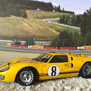 1:64 Scale diorama miniature background scene — cars NOT included. DIGITAL DOWNLOAD