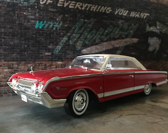 1:64 Scale Diorama Miniature Mercury Garage Shop Diecast Model Car Background Display PRINTABLE DIGITAL DOWNLOAD