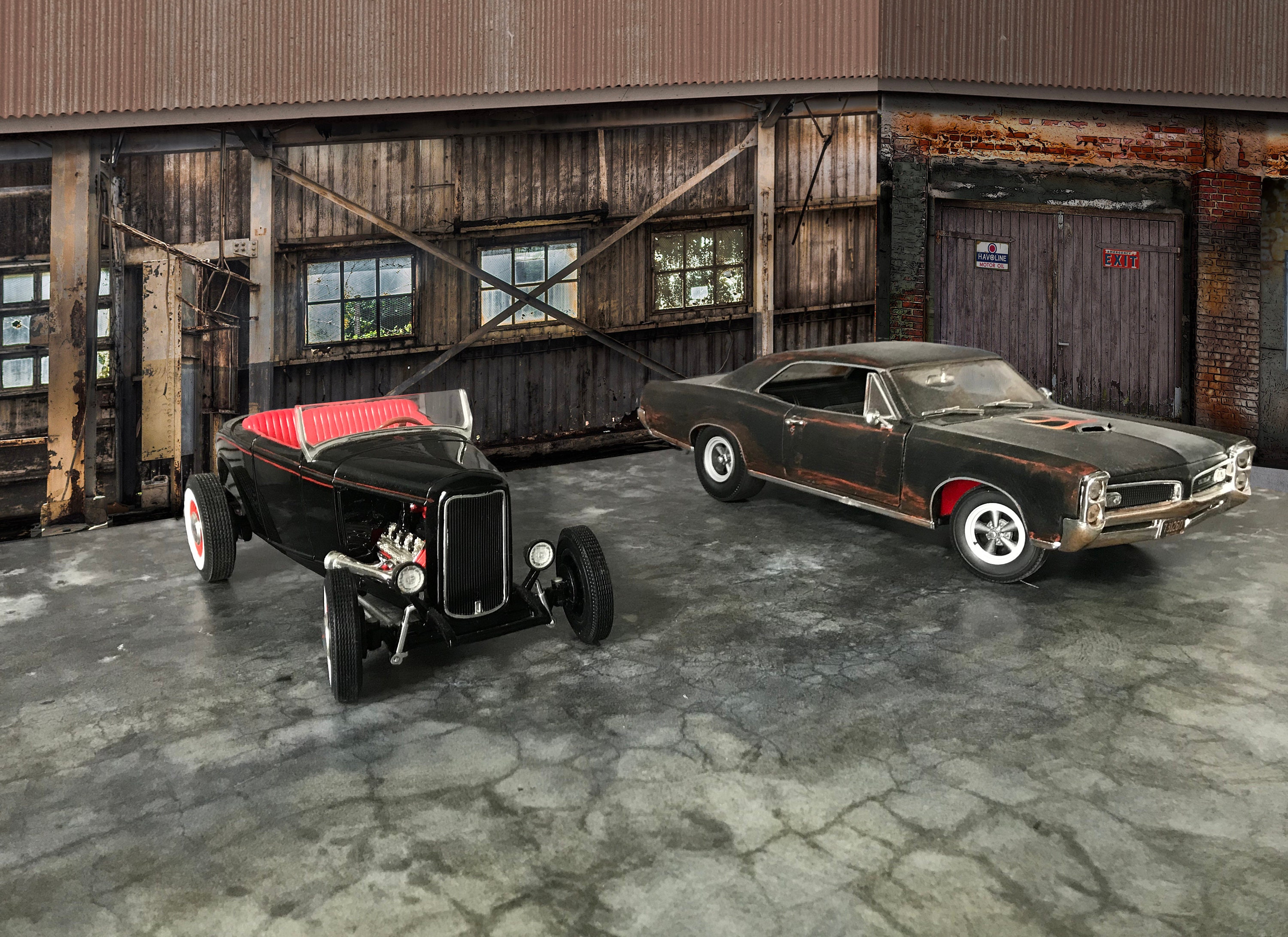 506-001 Garage Series 1/18 ガレージ セット △Garage Series 1/18