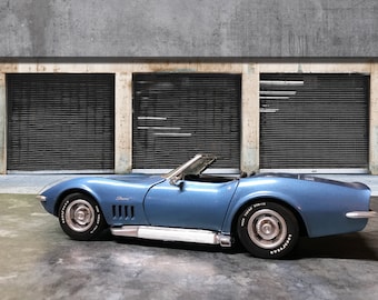 1:64 Scale Diorama Miniature Garage Shop Diecast Model Car Background Display PRINTABLE DIGITAL DOWNLOAD