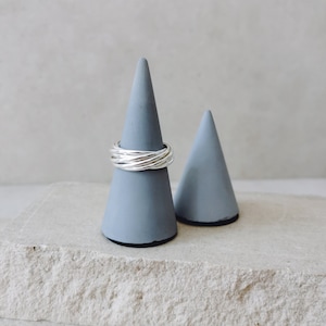 Multiple ring made of 9 individual rings 925 silver, sterling silver ring, wrap ring made of 925 silver