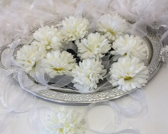 Bridesmaid bridal corsage flower bracelet flower corsage cream white bridal accessories wedding ceremony