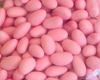 Sugared almonds for weddings, pink sugar almonds, 200g, baby showers, christenings, newborns, communions
