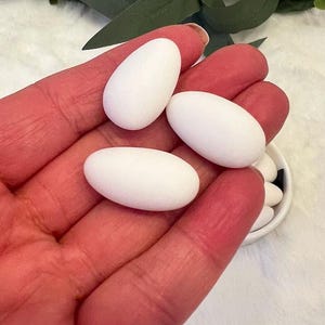 Grageas de almendra para bodas, almendras rebozadas en azúcar blanco y chocolate, 200 g