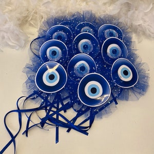 Set of 2 tulle decoration circumcision festival Sünnet Nazar decoration Evileyes Nazar eye door decoration