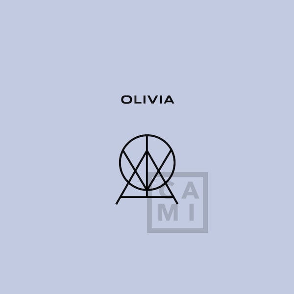 Vorgefertigte Name Logo (Olivia) - TikTok custom Name Logo - digitale Datei Instant Download