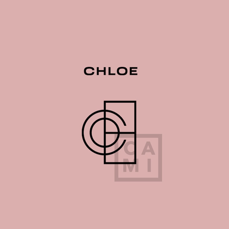 Premade Name Logo chloe Tiktok Custom Name Logo Digital - Etsy