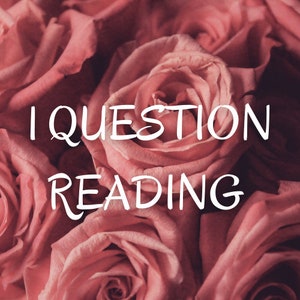 Eine FRAGE Tarot PSYCHIC READING - Personalisierte Geistführungslesung für psychische Liebhaber