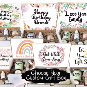 Personalized Gifts For Her, Gift Box For Women, Best Friend Birthday Gifts, Self Care Box, Thinking Of You Care Package, Thank You Gift Box