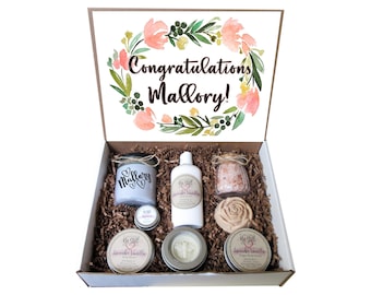 Congratulations Gift Box | Personalized Care Package | Congrats Gift | Graduation, Promotion, New Job