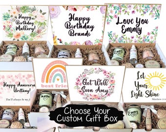 Personalized Gifts For Her, Gift Box For Women, Best Friend Birthday Gifts, Self Care Box, Thinking Of You Care Package, Thank You Gift Box