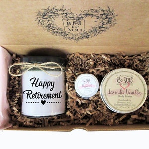Retirement Gift | Retirement Gift Box | Self Care Gift Box | Spa Gift Box | Care Package | Friend, Coworker, Employee, Boss